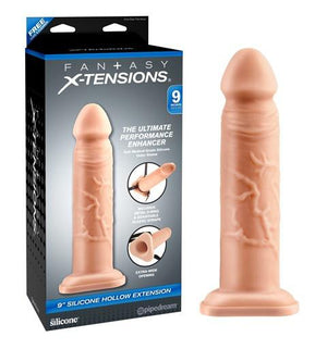 Fantasy X-tensions Silicone Hollow Extension 9 Inch For Him - Fantasy X-tensions Fantasy X-tensions 