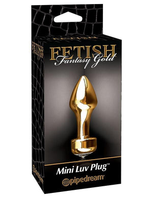 Fetish Fantasy Gold Mini Luv Plug Anal - Premium Luxury Anal Toys Pipedream Products