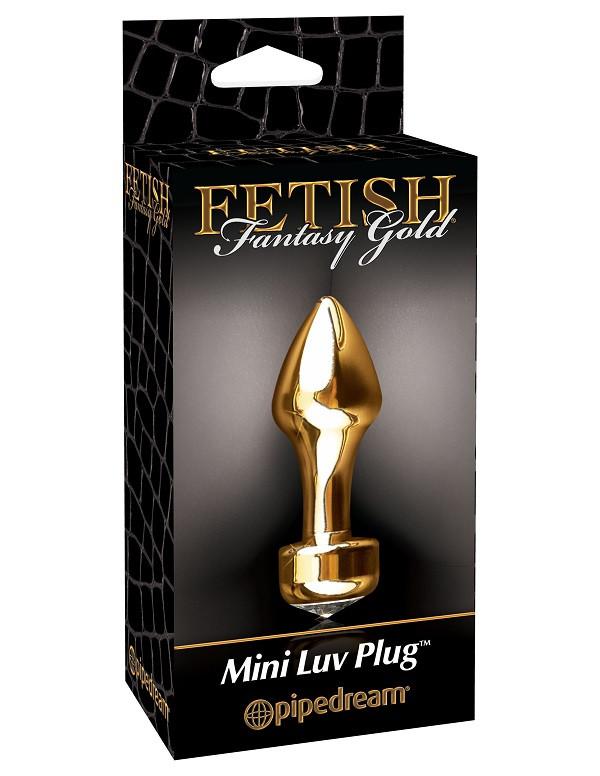 Fetish Fantasy Gold Mini Luv Plug Love is Love Fetish Fantasy Gold Mini Luv Plug Love is Love