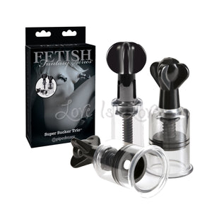 Fetish Fantasy Limited Edition Super Sucker Trio Nipple Toys - Nipple Suckers Pipedream Products