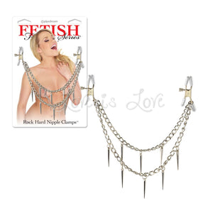 Fetish Fantasy Series Rock Hard Nipple Clamps Nipple Toys - Nipple Clamps Pipedream Products 