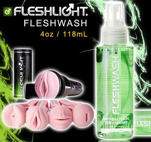 Fleshlight Fleshwash Anti-Bacterial Toy Cleaner 4 FL OZ 118 ML (Newly Replenished) Lubes & Toy Cleaners - Toy Cleaner Fleshlight Default Title