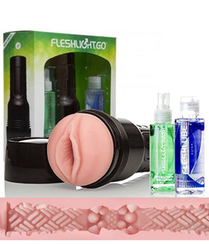 Fleshlight GO Surge Pink Lady Combo Male Masturbators - Fleshlight Fleshlight