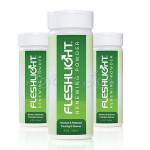 Fleshlight Renewing Powder 4oz Lubes & Toy Cleaners - Toy Care Fleshlight