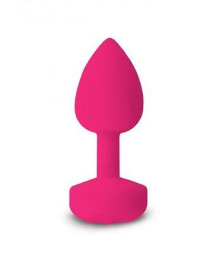 Fun Toys Gplug USB Rechargeable Neon Rose - Small or Large Anal - Anal Vibrators Fun Toys 