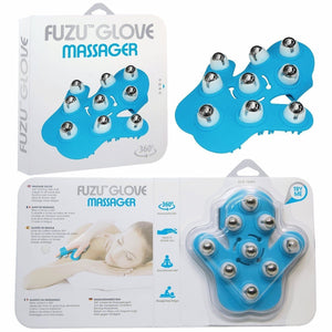 Fuzu Roller Glove Neon Blue Massager For Us - Sexy Massage Fuzu 