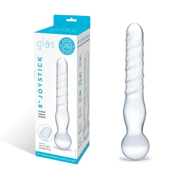 Glas Joystick Clear Glass Dildo 8 Inch ( Just Sold )