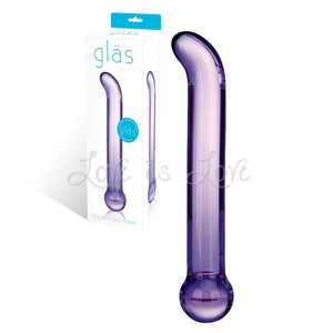Glas Purple G-Spot Tickler Glass Dildo Dildos - Glass/Ceramic/Metal Glastoy 