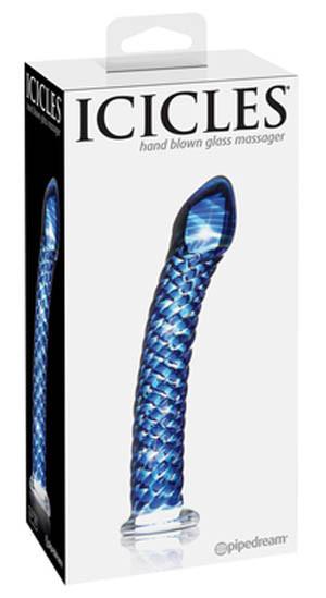 Icicles No. 29 Hand Blown 7 Inch Glass Massager (Newly Replenished on Dec 18) Dildos - Glass/Ceramic/Metal ICICLES 