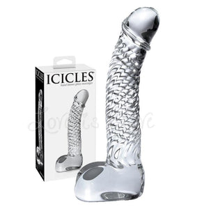 Icicles No. 61 Hand Blown Glass Massager (Newly Replenished on Apr 19) Dildos - Glass/Ceramic/Metal Pipedream Products
