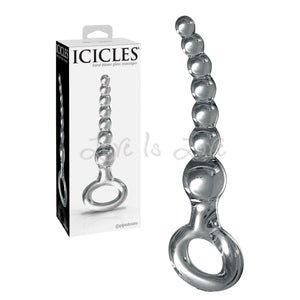 Icicles No. 67 Hand Blown Glass Massager Dildos - Glass/Ceramic/Metal Icicles