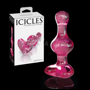 Icicles No. 75 Hand Blown Glass Massager Anal - Anal Glass Toys Icicles