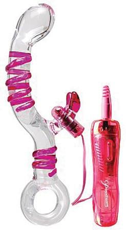 Icicles No.16 10 Function Vibrating Glass Rabbit Dildos - Glass/Ceramic/Metal ICICLES