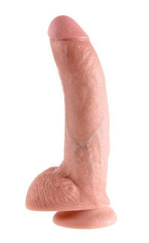 King Cock 9 Inch Cock with Balls Flesh Dildos - King Cock Dildos King Cock 