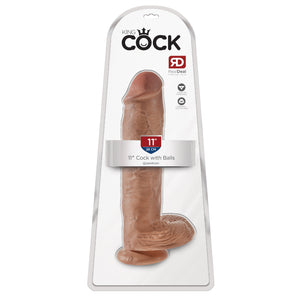 King Cock 11 Inch Cock with Balls Tan (Newly Replenished on Nov 18) Dildos - King Cock Dildos King Cock