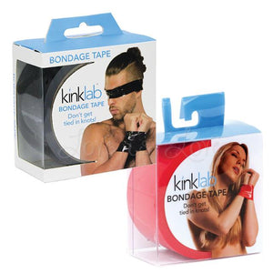 Kinklab Bondage Tape 65 FT Red or Black Bondage - Ropes & Tapes kinklab
