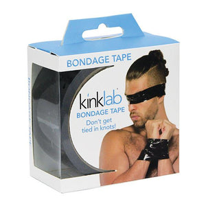 Kinklab Bondage Tape 65 FT Red or Black Bondage - Ropes & Tapes kinklab Black 