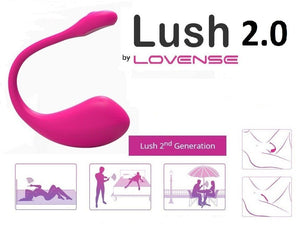 Lovense Lush 2 Remote Control App Vibrator (Newly Arrived - June 2019) Award-Winning & Famous - Lovense Lovense
