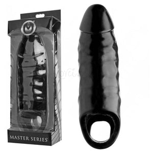 Master Series Mamba Cock Sheath Black XL ( Good Reviews) For Him - Penis Sheath/Sleeve Master Series