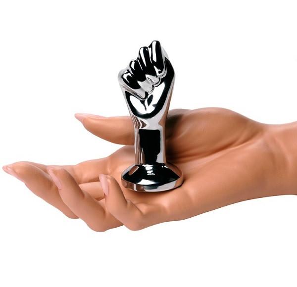 Master Series Commander Metal Fist Butt Plug Love is Love Master Series Commander Metal Fist Butt Plug Love is Love