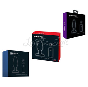 Nexus Ace Rechargeable Vibrating Butt Plug Small, Medium or Large (Newly Replenished on Jan 19) Anal - Anal Vibrators Nexus