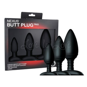 Nexus Butt Plug Trio 3 Silicone Plugs Set Anal - Anal Trainer Kits Nexus 