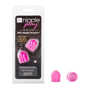 Nipple Play Mini Nipple Suckers Pink or Purple Nipple Toys - Nipple Suckers Calexotics Pink 