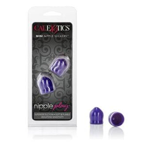 Nipple Play Mini Nipple Suckers Pink or Purple Nipple Toys - Nipple Suckers Calexotics Purple 