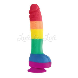 NS Novelties Colours Pride Edition Dong Rainbow 6 Inch or 8 Inch Dildos - Suction Cup Dildos NS novelties