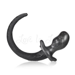 Oxballs Bulldog Puppy Tail Silicone Butt Plug Smoke Smoosh Large Anal - Tail & Jewelled Butt Plugs Oxballs