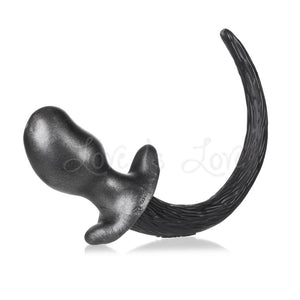 Oxballs Mastiff Puppy Tail Silicone Butt Plug Smoke Smoosh XL Anal - Tail & Jewelled Butt Plugs Oxballs