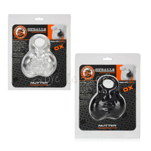 Oxballs Nutter Sack Gripping Sling OX-1500 Black or Clear (Newly Replenished on Feb 19) Cock Rings - Oxballs C&B Toys Oxballs