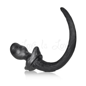 Oxballs Pug Puppy Tail Silicone Butt Plug Smoke Smoosh Small Anal - Tail & Jewelled Butt Plugs Oxballs