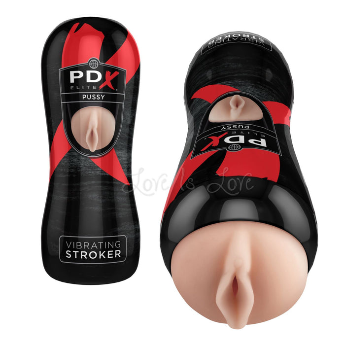 Pipedream PDX Elite Vibrating Pussy Stroker