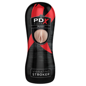 Pipedream PDX Elite Vibrating Pussy Stroker Male Masturbators - PDX Elite Pipedream Products 