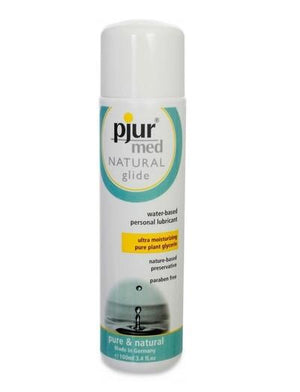 Pjur Med Natural Glide Premium Water Based 100 ML 3.4 FL OZ Lubes & Toys Cleaners - Natural & Organic Pjur 100 ml (3.4 fl oz) 