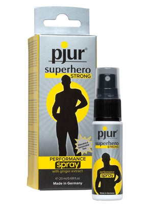 Pjur Superhero Performance for Men 20 ML Enhancers & Essentials - Delay Pjur Pjur Superhero STRONG Performance Spray 20 ml (0.68 fl oz)  Buy in Singapore LoveisLove U4Ria 