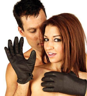 Premium Leather Vampire Gloves Medium And Large Sizes (Good Reviews) Bondage - Women's Fetish Wear XRLLC Medium 