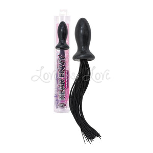 Rear Envy Butt Plug With Flogger Tail Anal - Tail & Jewelled Butt Plugs Doc Johnson 