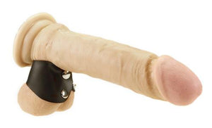 RIM 7458 Rimba Deluxe Leather Ball Stretcher For Him - Cock Rings Rimba