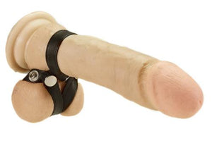 RIM 7483 Luxury Leather Ball Separator Strap For Him - Ball Dividers/Stretchers Rimba