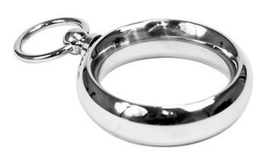 Rimba Donut Cock Ring with Leash Ring RIM 8029 Cock Rings - Metal Cock Rings Rimba 40mm