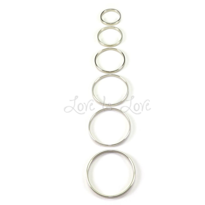 Rimba 0.5 cm Wide Stainless Steel Solid Cock Ring RIM 7374
