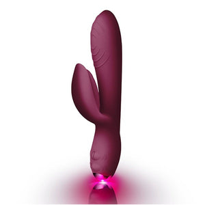Rocks-Off 10 Speed Every Girl Rechargeable Silicone Rabbit Vibrator Burgundy Award-Winning & Famous - Rocks-Off Rocks-Off 