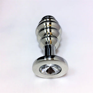 Rouge Garments Stainless Steel Threaded Butt Plug Anal - Anal Metal Toys Rouge Garments 