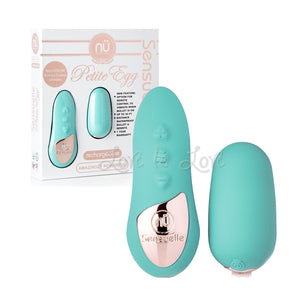 Sensuelle 15 Function Remote Control Petite Egg Tiffany Blue Vibrators - Remote Control Sensuelle