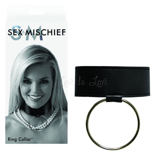 Sex & Mischief Ring Collar Bondage - Collars & Leash Sex & Mischief