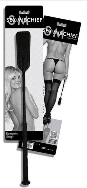 Sex & Mischief Romantic Sting Crop 17.75 Inches Bondage - Floggers/Whips/Crops Sex & Mischief