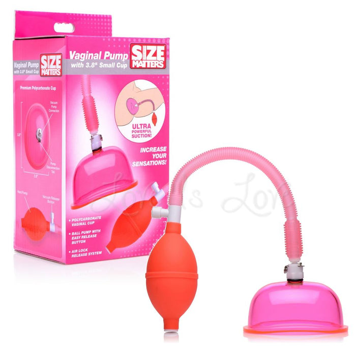 Size Matters Vaginal Pump With 3.8 Inch Small Cup