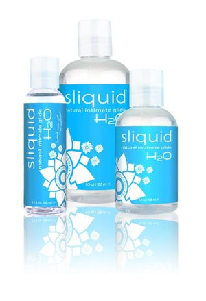 Sliquid Naturals Intimate H2O Lube 2oz or 4.2oz or 8.5oz (Newly Replenished!) Lubes & Toys Cleaners - Natural & Organic Sliquid 